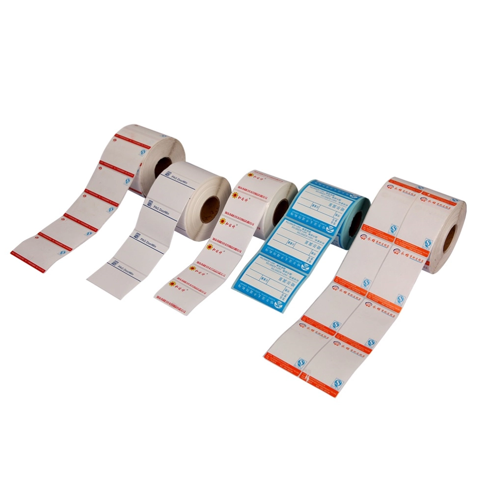 Rouleau d’autocollants de codes-barres thermiques