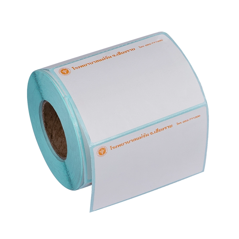 4 X 6 Rouleau de papier autocollant d’étiquette en pouces