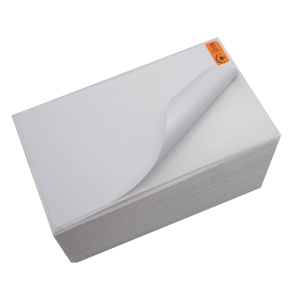 Papier d’étiquette adhésif couché par le haut