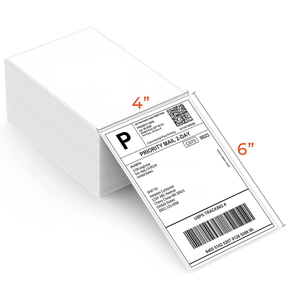 Étiquettes à transfert thermique 2x3