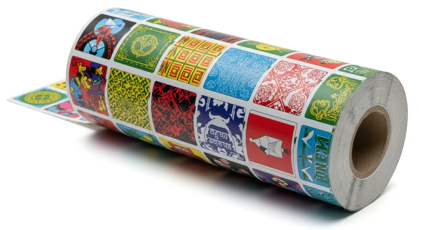 papier thermique imprimé couleur