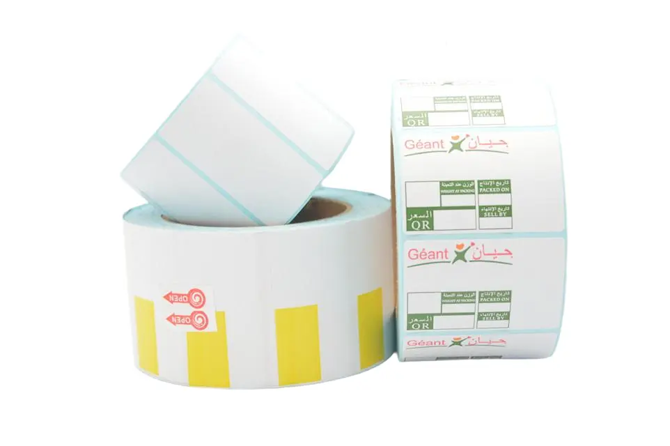 Étiquettes thermiques imprimées sur mesure