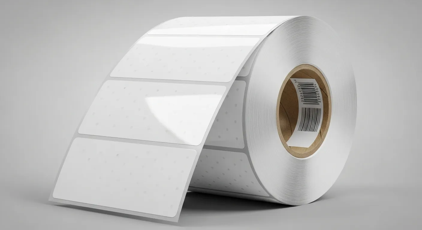 étiquette semi TOP coated