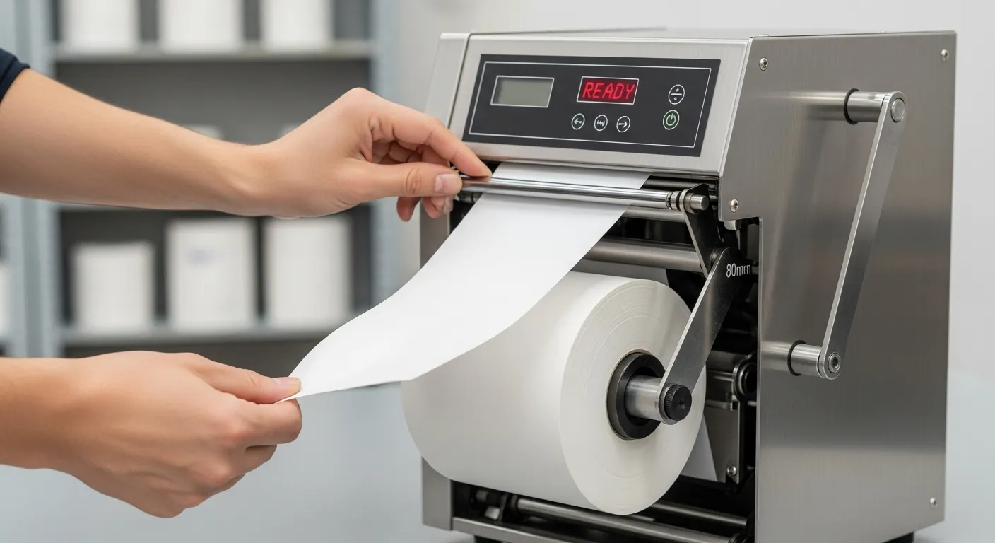 Distributeur de rouleaux de papier thermique