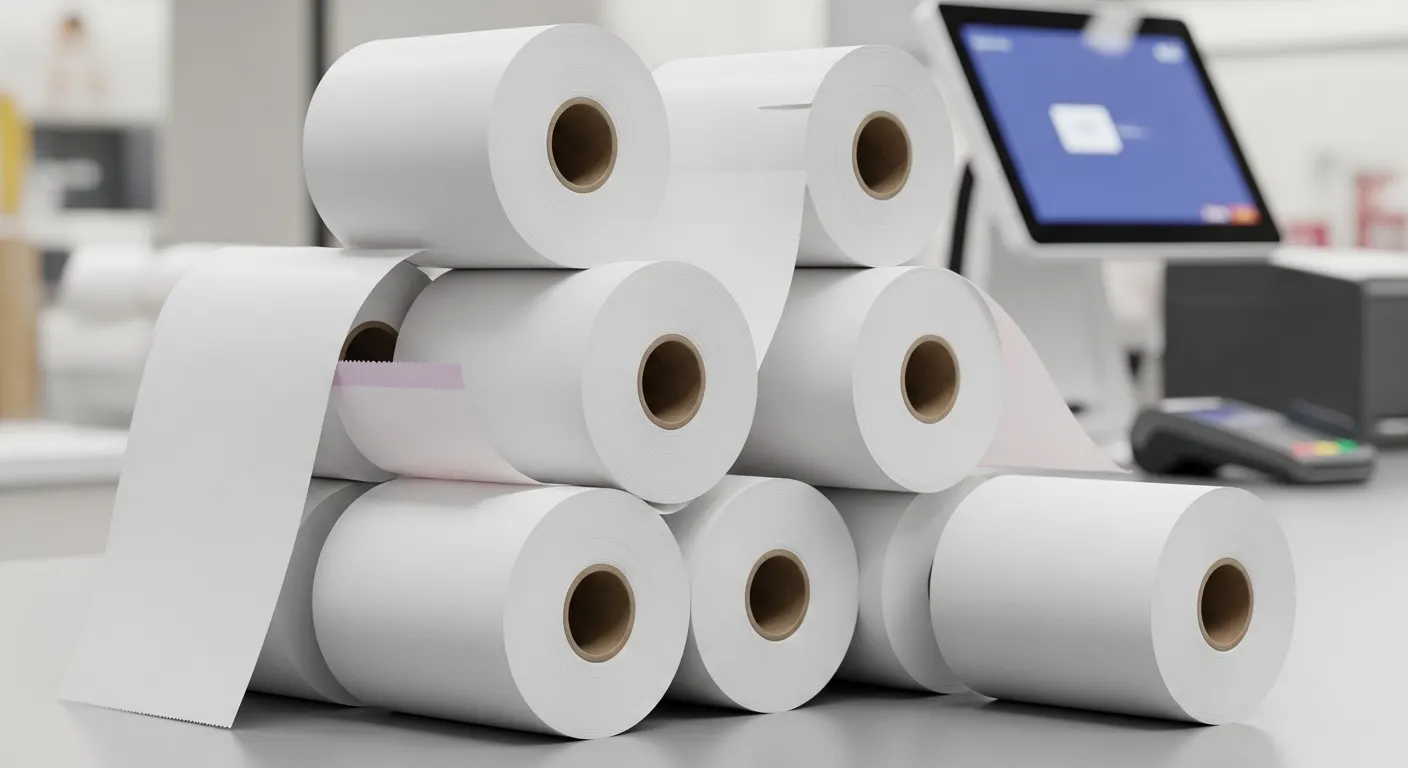 rouleaux de caisse thermiques en gros