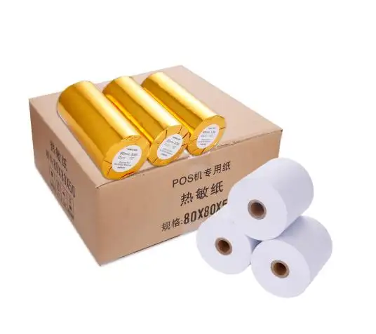 Papier thermique imprimé pour reçus