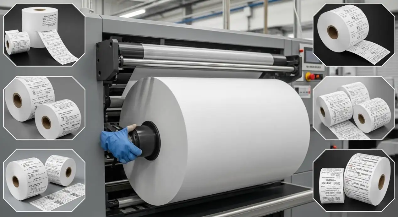 Rouleaux jumbo en papier thermique